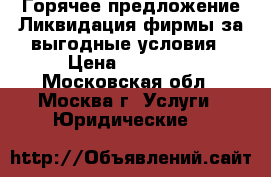 Горячее предложение Ликвидация фирмы за выгодные условия › Цена ­ 30 000 - Московская обл., Москва г. Услуги » Юридические   